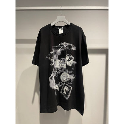 Ground Y COTTON JERSEY CHAOS T-SHIRT