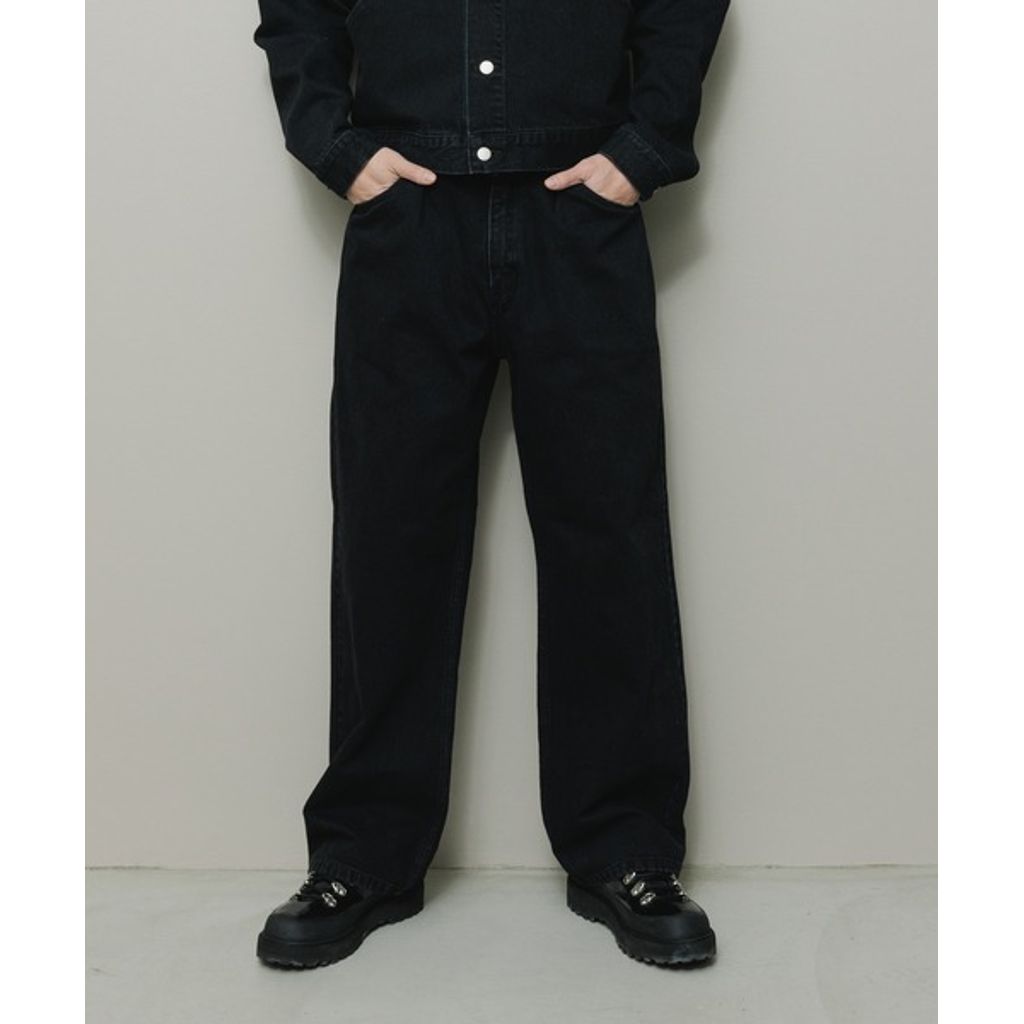 BAL 12OZ STRAIGHT LEG 5P WASHED JEAN