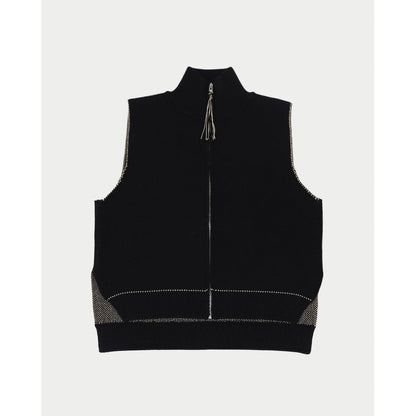 AMBERGLEAM Fringe knit Vest