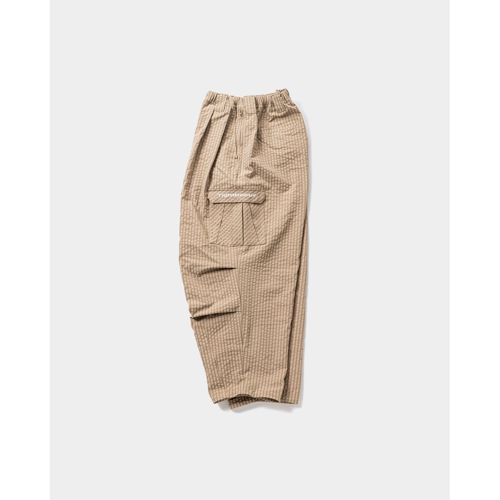 TIGHTBOOTH RIPPLE PLAID BALLOON PANTS
