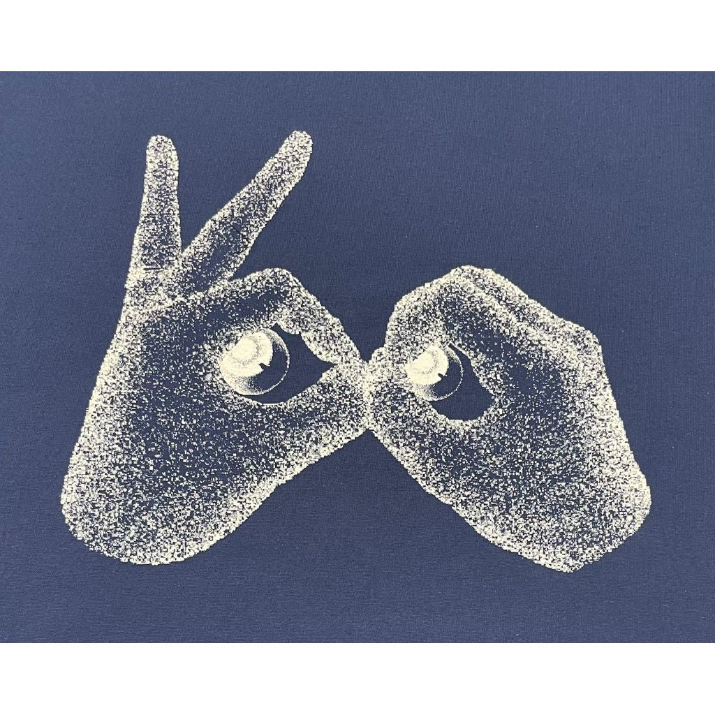 VOO × LINEAGE CORE SP ACHIVE LOGO TEE（INDIGO）