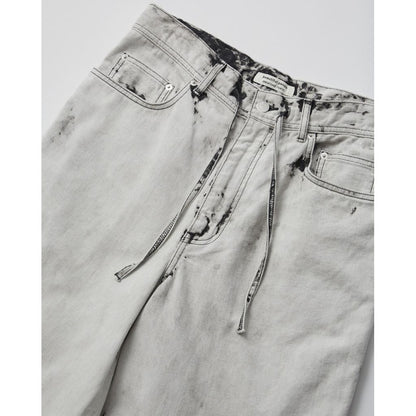 beautiful people left hand twill carved denim pants