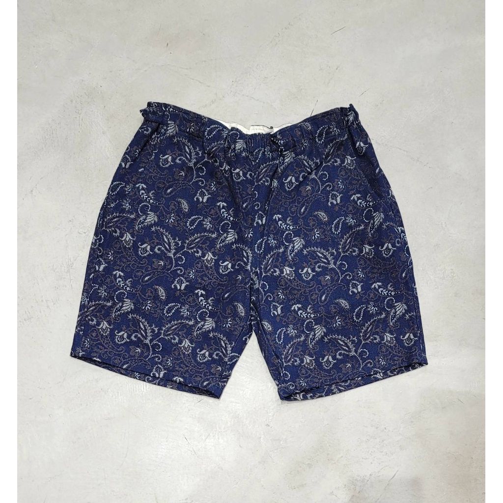 VOO INDIGO PAISLEY SHORTS（インディゴ × グレーペイズリー）