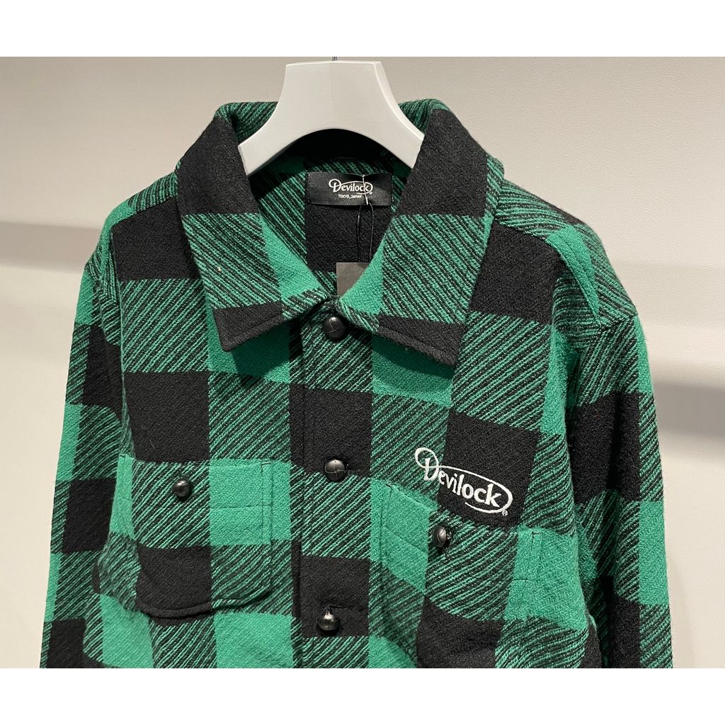 訳あり Devilock BAFFALO CHECK CPO JACKET