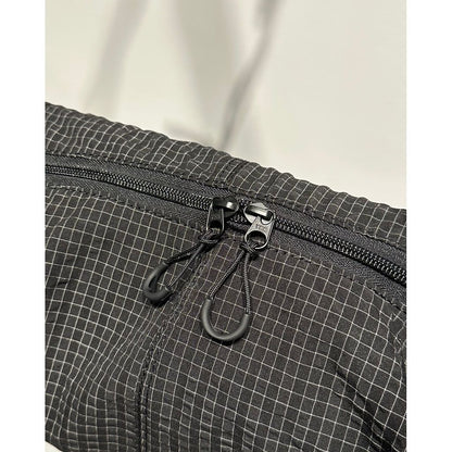 COMME des GARCONS HOMME POLYESTER CHECK PATTERN BAG（BLACK）