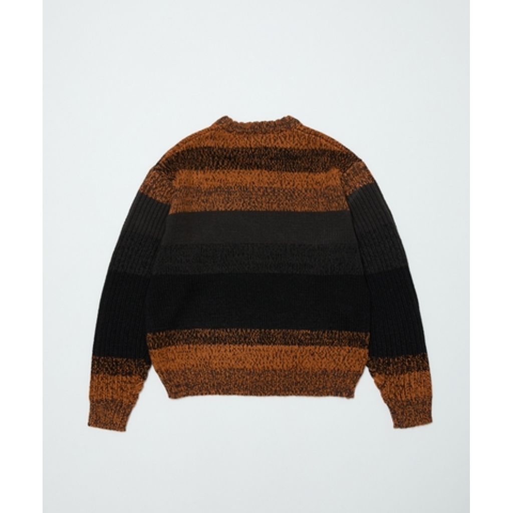【予約商品】BAL BAL-2221 GRADATION STRIPE CREWNECK SWEATER