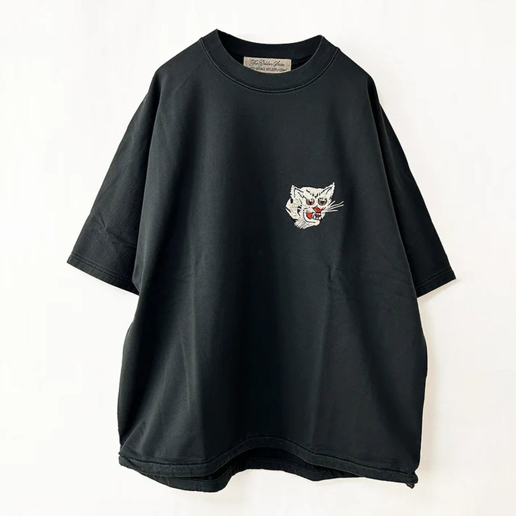 REMI RELIEF  SP加工シェリー裏毛SSクルー (刺繍:虎)