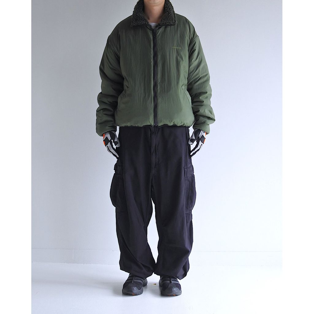 ANACHRONORM REVERSIBLE BOA JACKET OLIVE