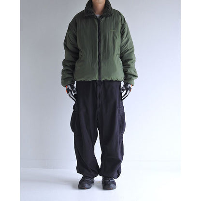 ANACHRONORM REVERSIBLE BOA JACKET OLIVE