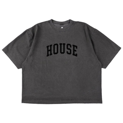 ISNESS MUSIC HOUSE FLOCKY PRINT T-SHIRT