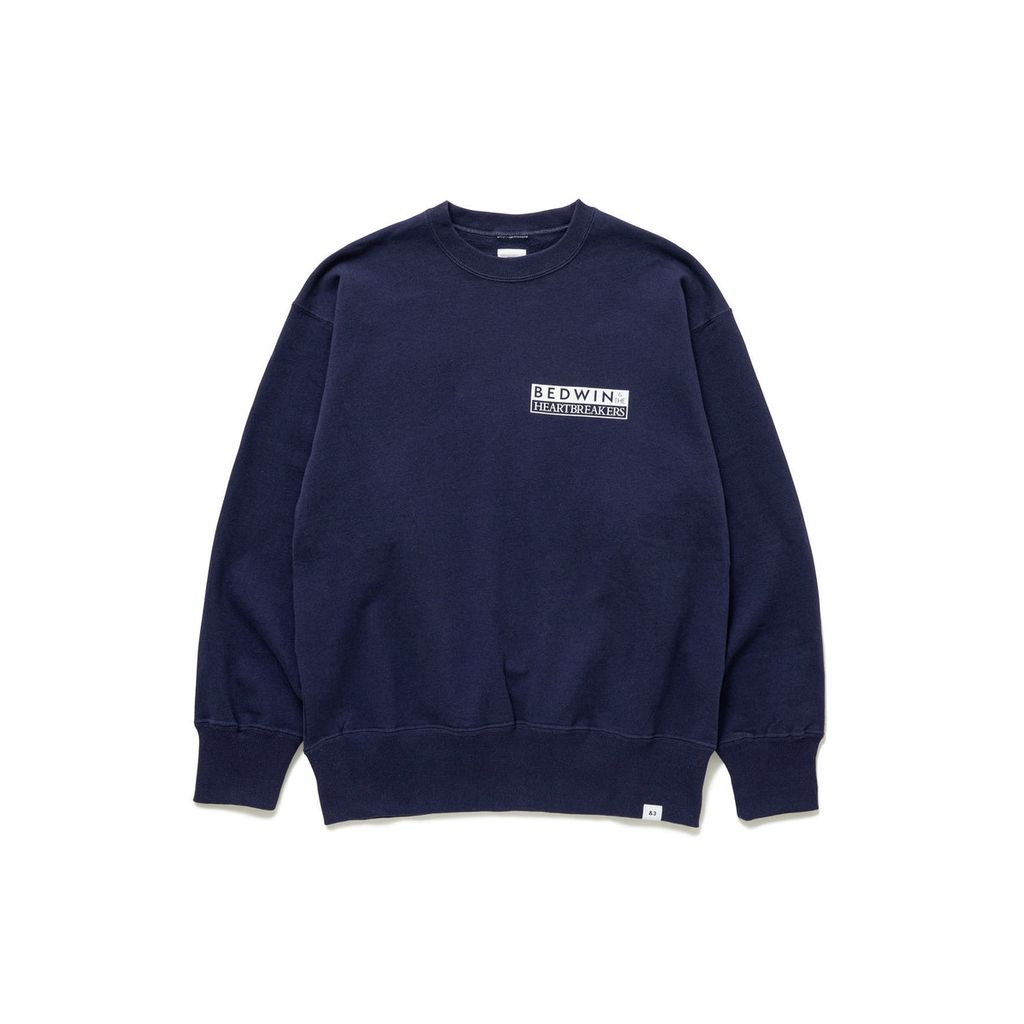 BEDWIN & THE HEARTBREAKERS L/S PRINTED C-NECK SWEAT "M.GORE"