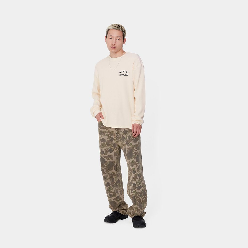 CARHARTT WIP  L/S BASICS SCRIPT T-SHIRT