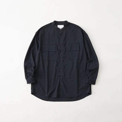 WHITE MOUNTAINEERING  BAND COLLAR SHIRT