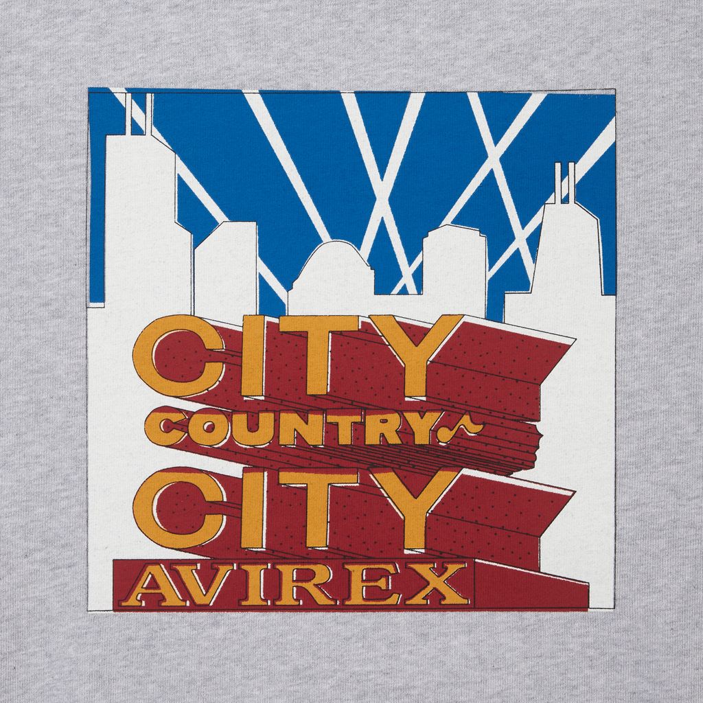 CITY COUNTRY CITY x AVIREX_SWEATSHIRT