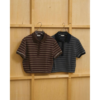 TODAYFUL Border Polo Tops