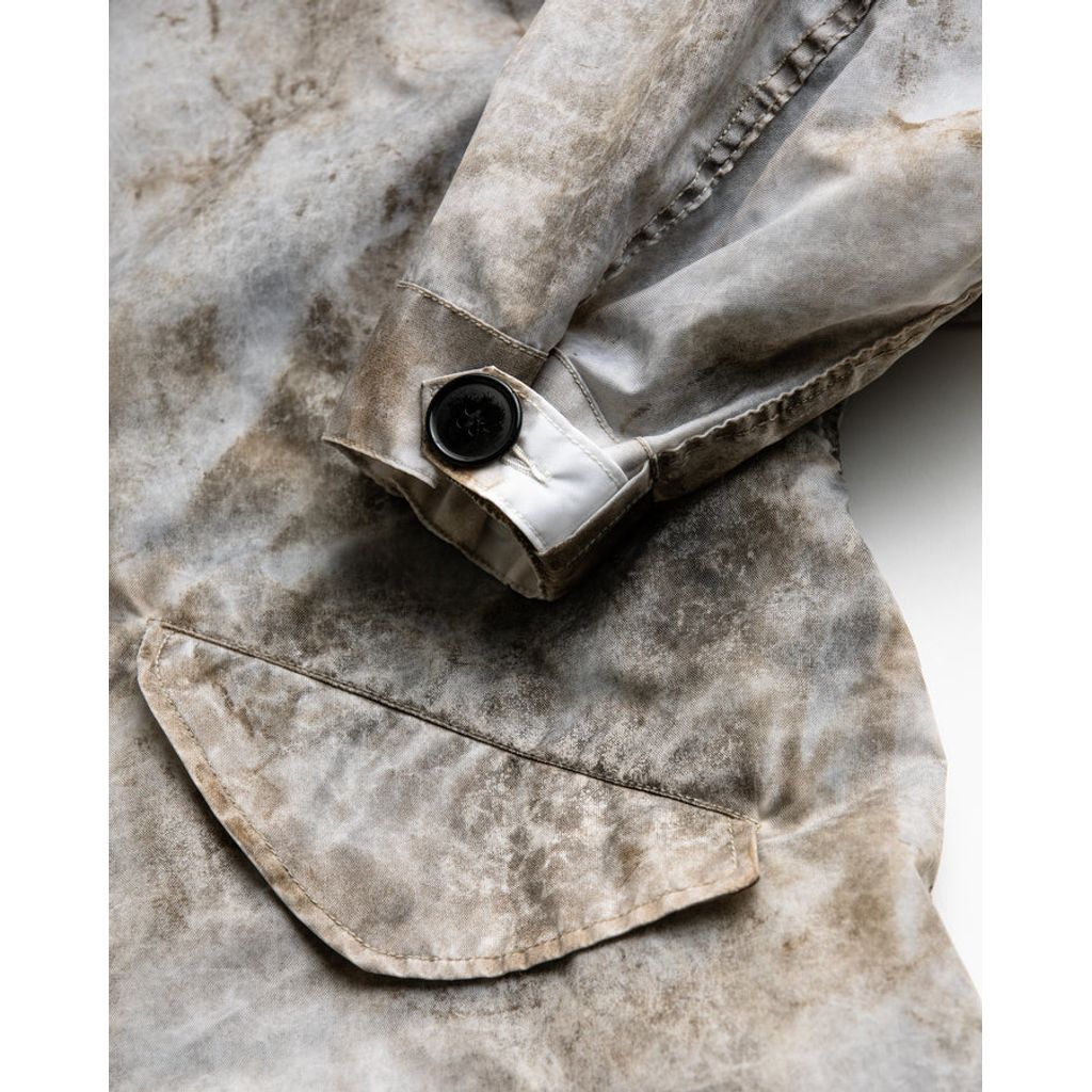 ANACHRONORM  DIRTPAINT NYLON MODS COAT WHITE