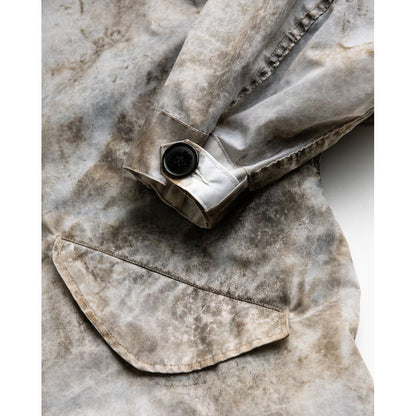 ANACHRONORM  DIRTPAINT NYLON MODS COAT WHITE