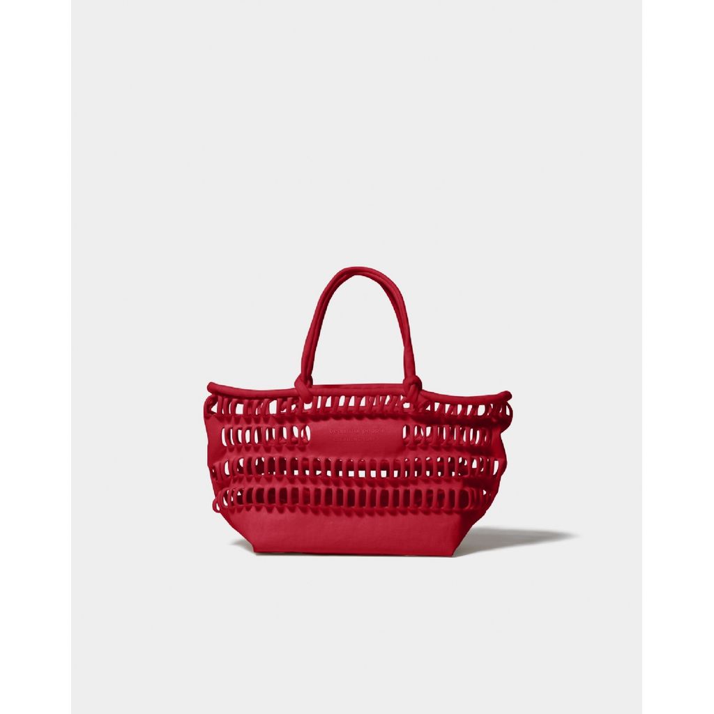 beautiful people  konbu knit shopping busket bag L