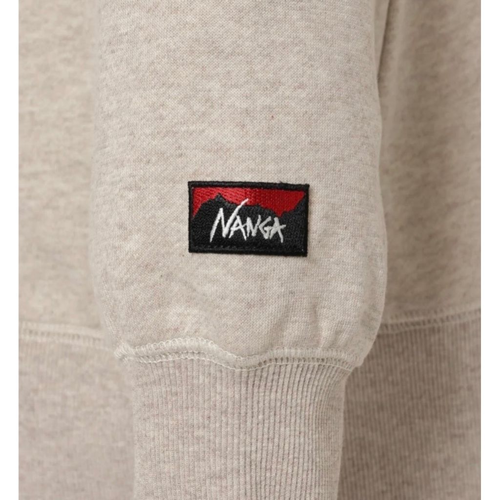 NANGA ECO HYBRID BOX LOGO SWEATSHIRT(UNISEX)