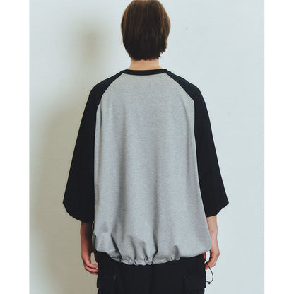 is-ness BALLOON RAGLAN SLEEVE T-SHIRT