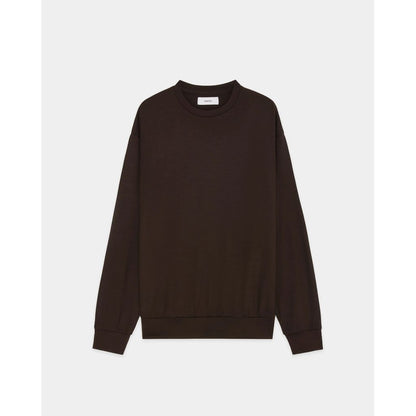 marka  Super 100s Washable Wool Jersey / Crew Neck L/S Tee