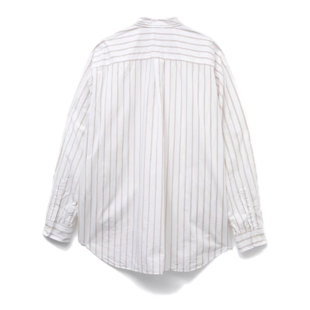 BEDWIN & THE HEARTBREAKERS L/S STRIPE BIG SHIRT "EWAN"