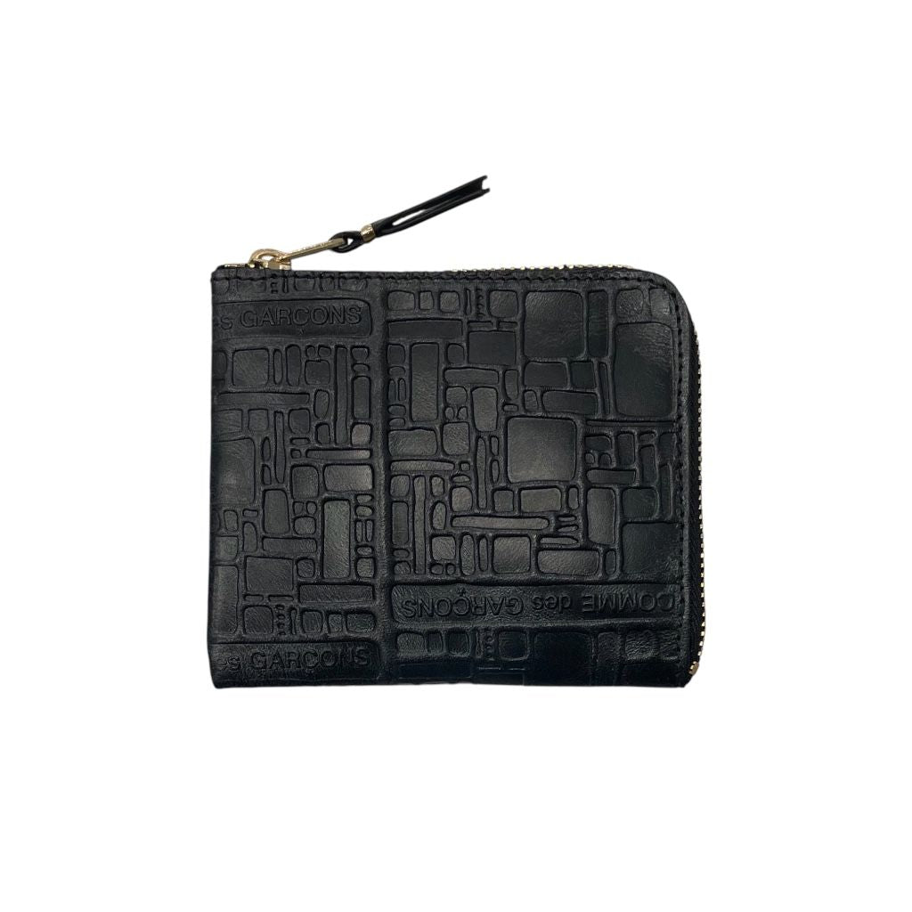 Wallet COMME des GARCONS Embossed Logotype1（BLACK）