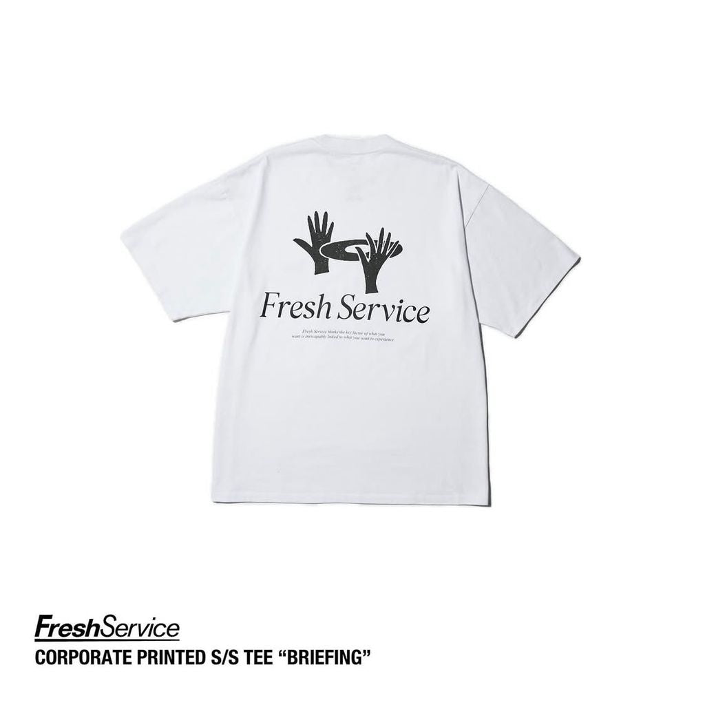 FreshSevice CORPORATE PRINTED S/S TEE "BRIEFING"