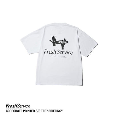 FreshSevice CORPORATE PRINTED S/S TEE "BRIEFING"