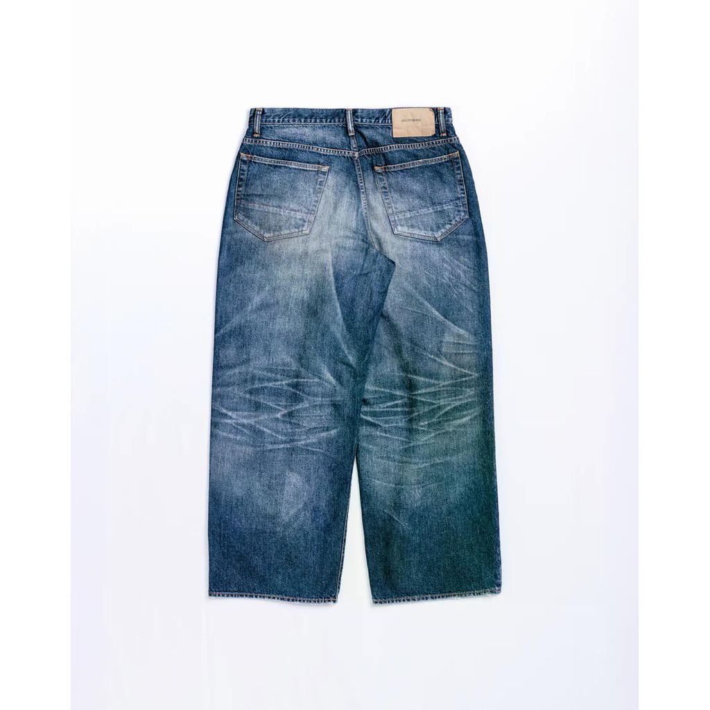 ANACHRONORM AGING WIDE 5P DENIM PANTS INDIGO