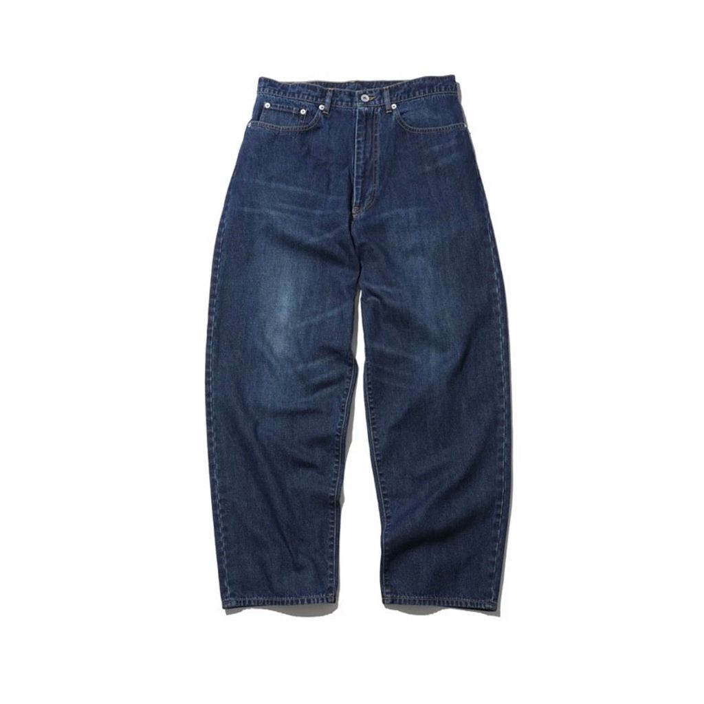 FreshService CORPORATE DENIM FIVE POCKET PANTS (FADE INDIGO)