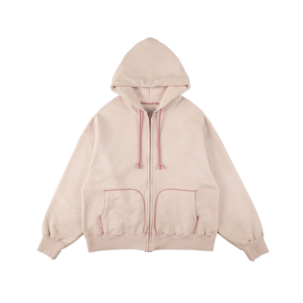 BOW WOW OVERFADED ZIP HOODIE