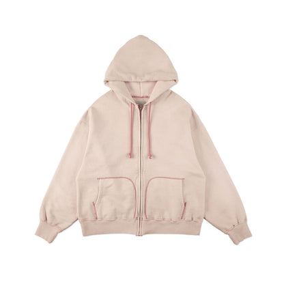 BOW WOW OVERFADED ZIP HOODIE