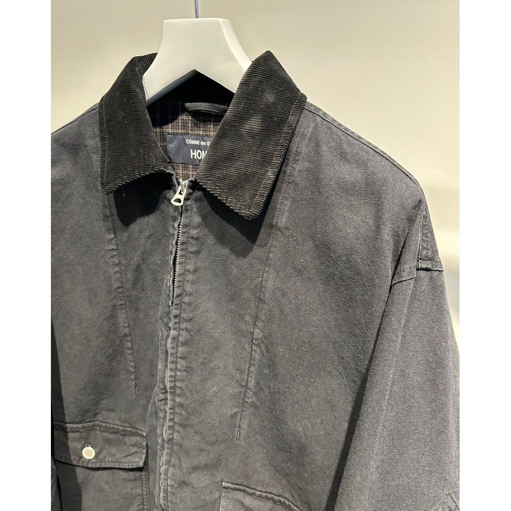 COMME des GARCONS HOMME COTTON PRODUCT PROCESSING BLOUSON – MAROON