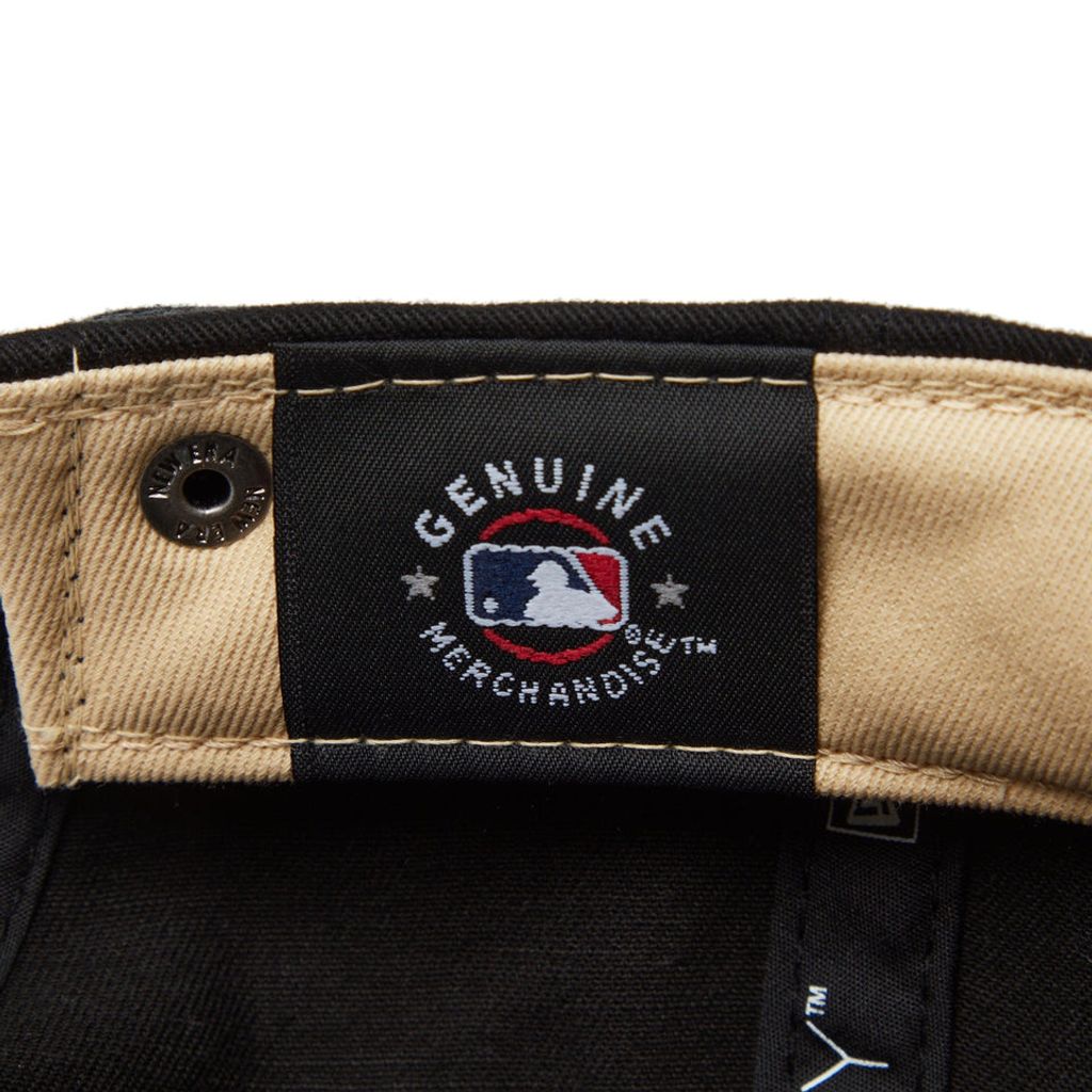NEW ERA 9TWENTY Khaki Sweat Band ロサンゼルス・ドジャース ブラック カーキスウェットバンド