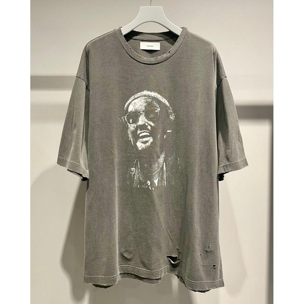 MARKA × LINEAGE CORE DAMAGE PRINT TEE