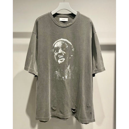 MARKA × LINEAGE CORE DAMAGE PRINT TEE