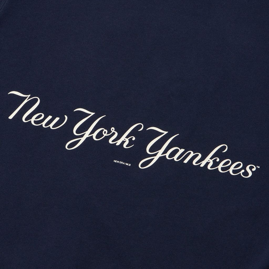 NEW ERA 裏毛 スウェット クルーネック ニューヨーク・ヤンキース ネイビー