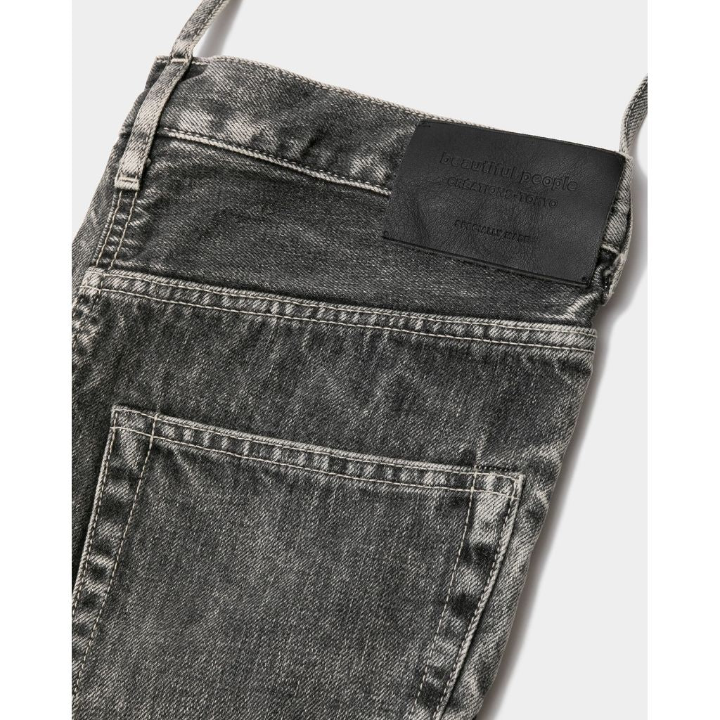beautiful people excerption denim bleached sacoche
