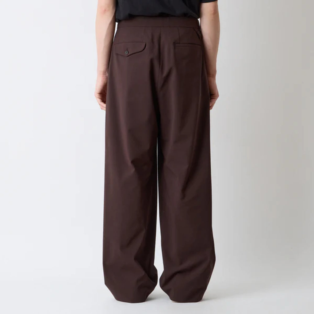 White Mountaineering SOLOTEX 4 TUCK WIDE PANTS