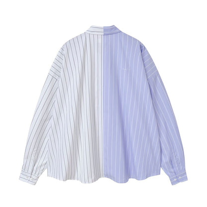 MAGIC STICK 2 Face Dress Shirt (BW Stripes Mix)