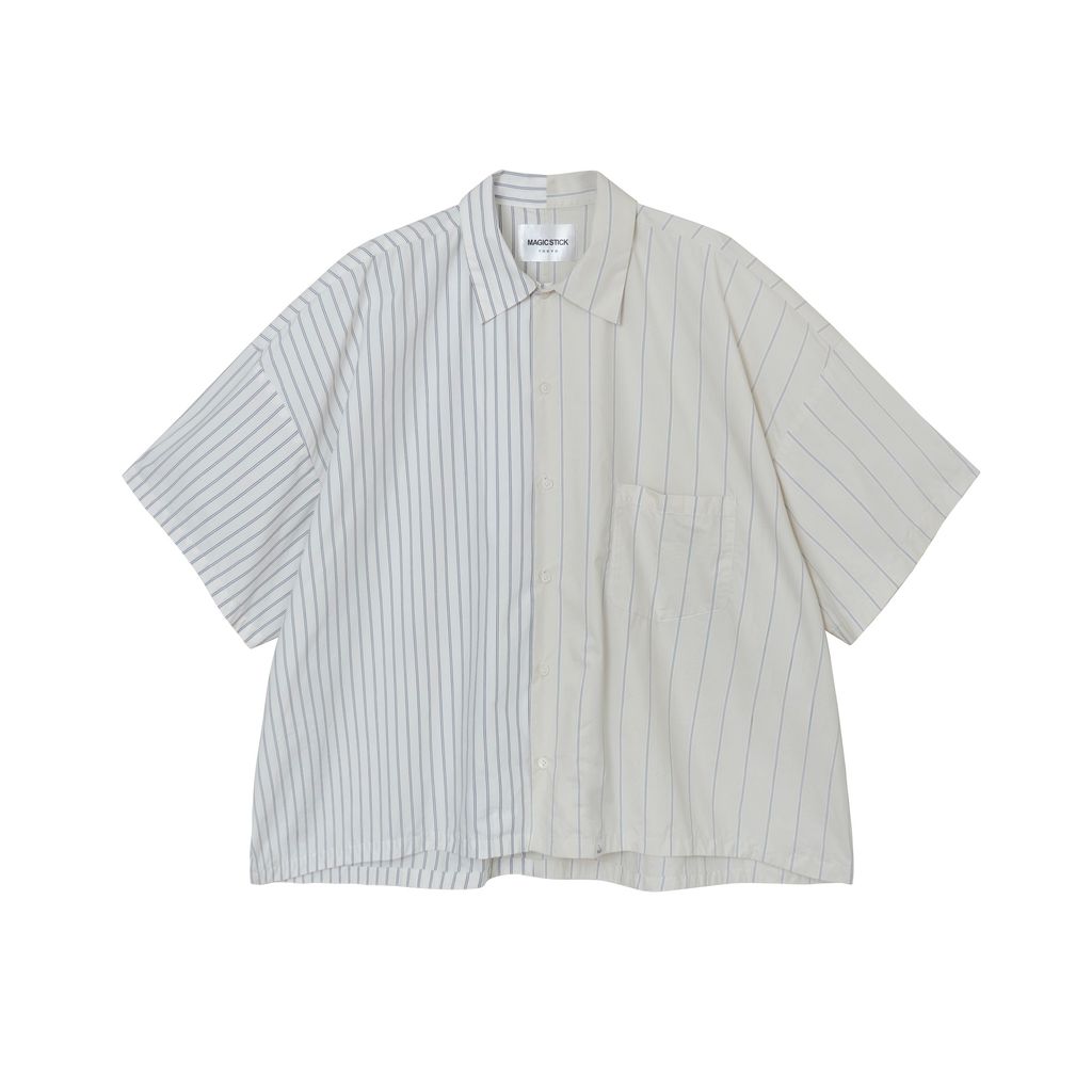 MAGIC STICK 2FACE SS OPEN COLLAR SHIRTS