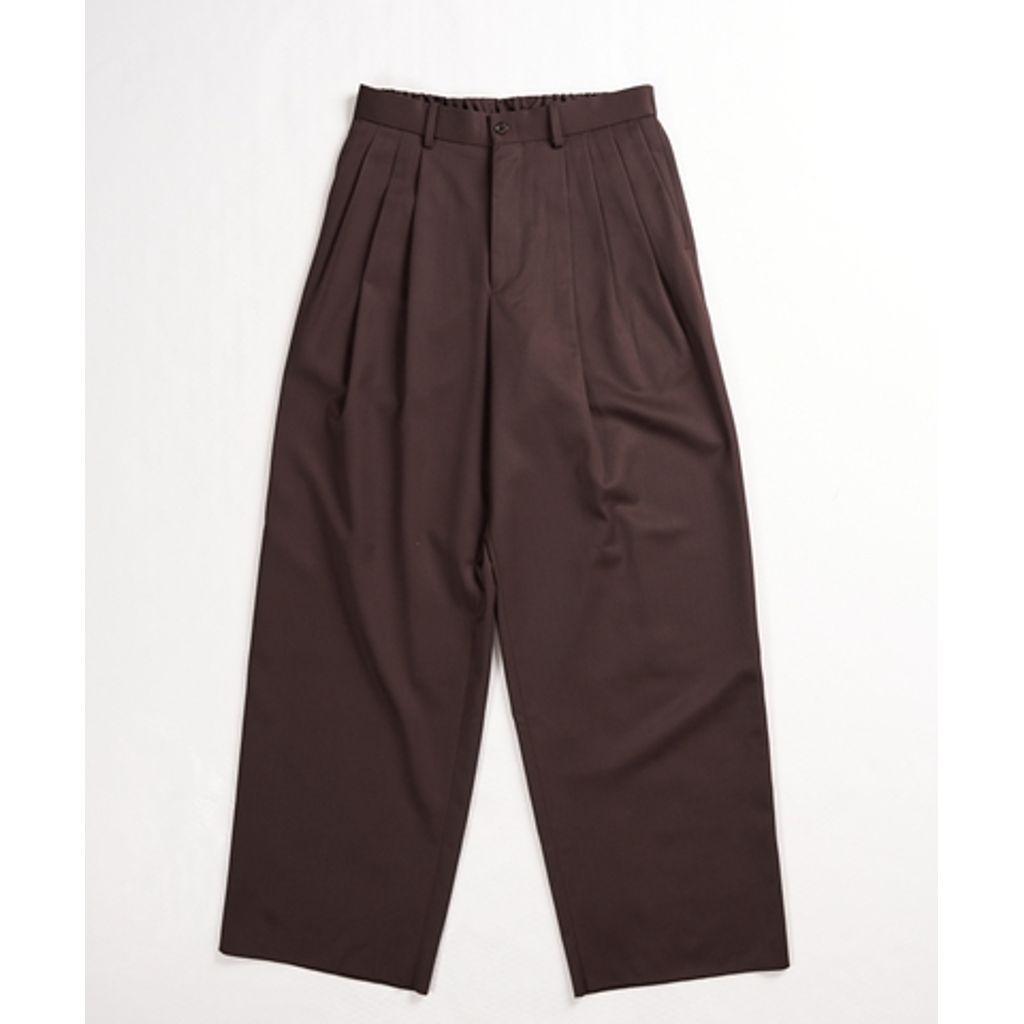 【予約販売】MARKAWARE  TRIPLE PLEATED WIDE TROUSERS