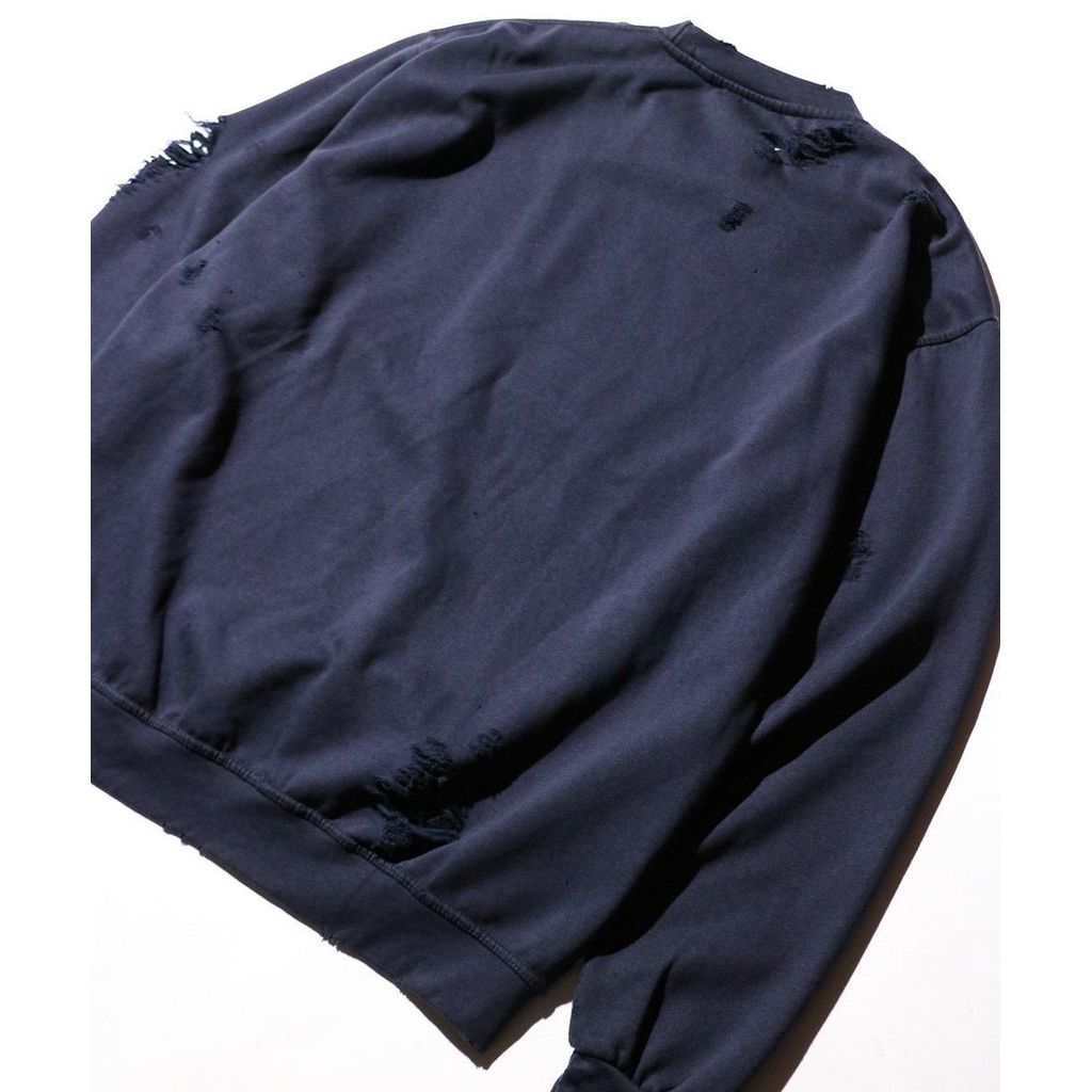 THRIFTY LOOK WORN-OUT BAND CREW SWEAT NIRVANA