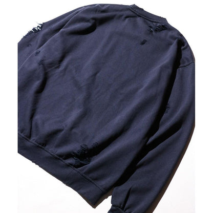 THRIFTY LOOK WORN-OUT BAND CREW SWEAT NIRVANA