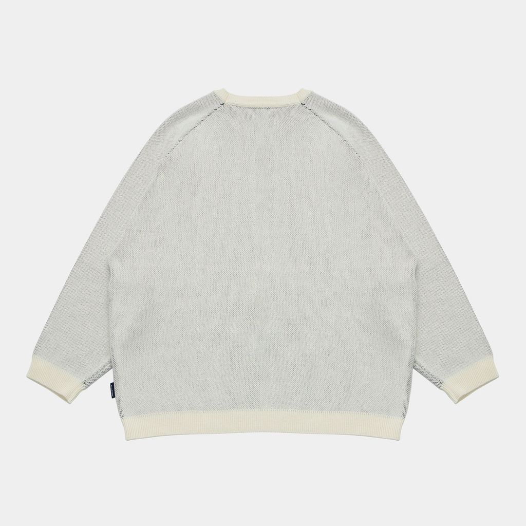 APPLEBUM "APBM" KNIT SWEATER [OFF WHITE] / 2420503