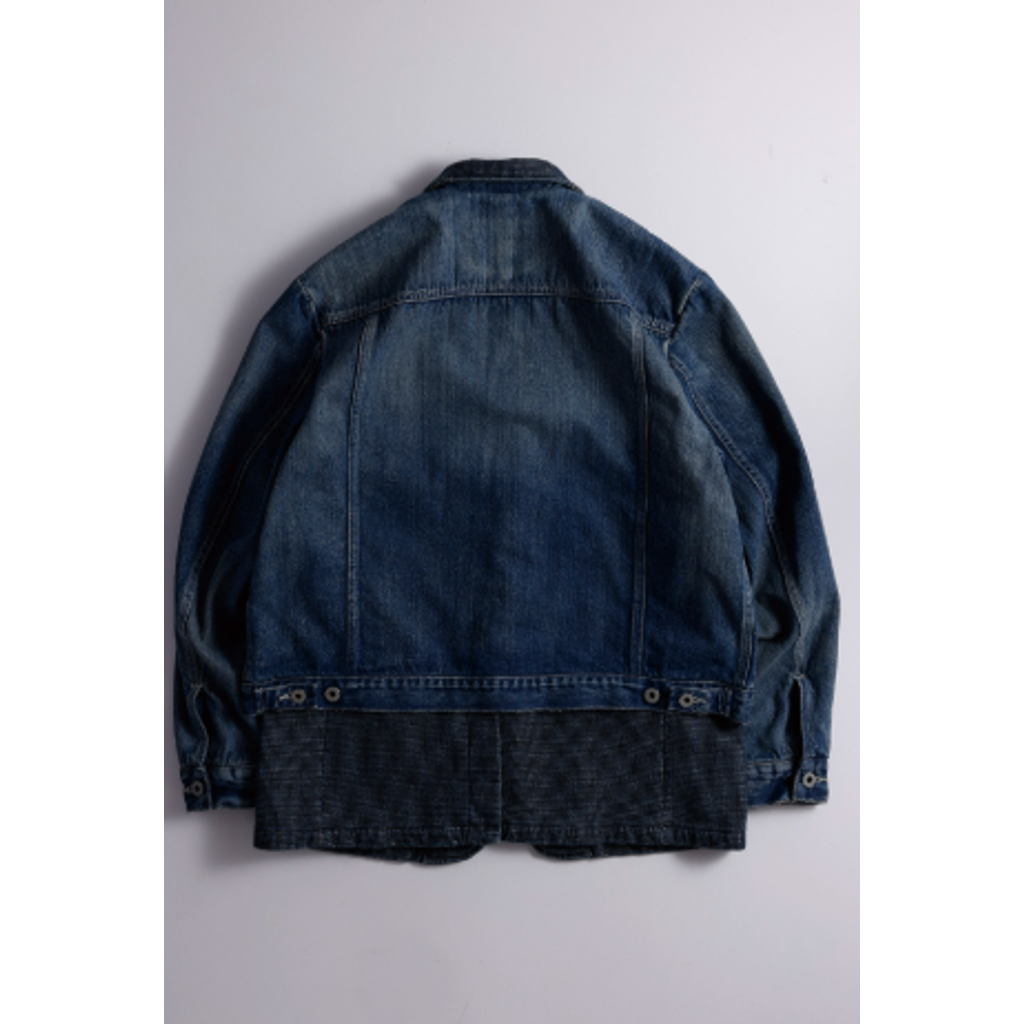 FDMTL FA26JK42U PLEATS LAPEL JACKET 3YR WASH
