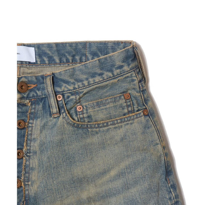 SUGARHILL  DAMAGED MODERN DENIM PANTS SHORTS