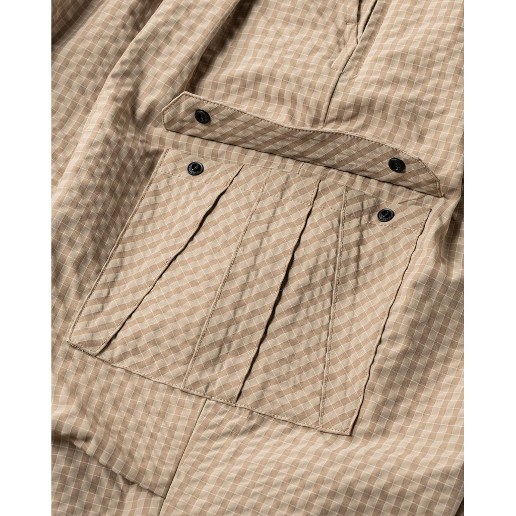 TIGHTBOOTH RIPPLE PLAID BALLOON PANTS