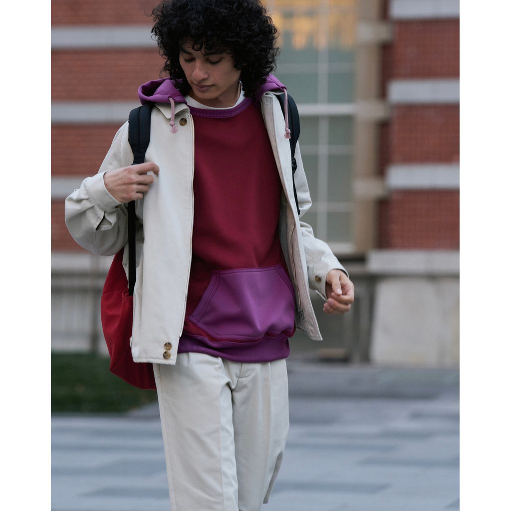 FOUNDOUR T/C TWILL ZIP UP BLOUSON